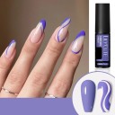 Vernis à ongles gel décoratif Vernis gel avec pinceau fin et pointu pour la décoration Vernis gel liner durable pour ongles Vernis à ongles pour créer des lignes fines 9