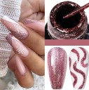 Vernis à ongles gel décoratif Vernis gel liner longue tenue Vernis à ongles pour créer des lignes fines Vernis gel avec pinceau fin et précis pour la décoration 10