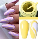 Vernis à ongles gel décoratif Vernis gel liner longue tenue Vernis à ongles pour créer des lignes fines Vernis gel avec pinceau fin et précis pour la décoration 15