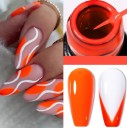 Vernis à ongles gel décoratif Vernis gel liner longue tenue Vernis à ongles pour créer des lignes fines Vernis gel avec pinceau fin et précis pour la décoration 6