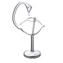 Verre à boisson en forme de cygne 180 ml verre décoratif avec paille en verre hauteur 21,5 cm en verre transparent verre original 1