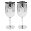 Verre à vin en acier inoxydable 2 pcs 5