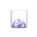 Verre à whisky 150 ml 7,3 x 6,8 cm Verre japonais avec un modèle 3D de montagne à l'intérieur Verre décoratif en verre pour whisky 3