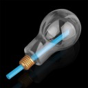 Verre ampoule avec paille 2
