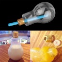 Verre ampoule avec paille 3