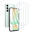 Verre de protection Samsung Galaxy A55 Dureté 9H Déverrouillage par empreinte digitale 2 pcs Verre trempé résistant 8K HDR Protection de l'écran contre les rayures 1