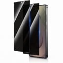 Verre trempé pour Samsung Galaxy S24+ 3 pcs Protection anti-espion filtre de confidentialité Contre les empreintes digitales et les rayures Teinte 1