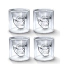 Verres à shot en forme de crâne 4 pièces 1