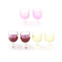 Verres à vin pour poupée 2 pcs 2