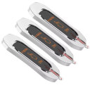 Verres opaques latéraux 3 pcs Anti Spy pour Apple Ultra Watch 49 mm Film de protection en verre trempé HD pour Apple Watch Ultra 1 2 3 Protection de la vie privée 1