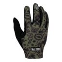 Versatile Full-Finger Cycling and Outdoor Gloves with Printed Designs on the Back and Palm for Cycling and Other Outdoor Activities 7