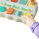 Verschijnende educatieve doos 20 x 12 x 9 cm Met dieren Verstoppertje voor kinderen Ontwikkeling van logica en motoriek Interactief speelgoed geschikt 3