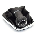 Versnellingspook met manchet voor Volkswagen VW Golf 4 IV MK4 GTI R32 Bora Jetta, diameter opening 23 mm, handgeschakelde versnellingsbak 7