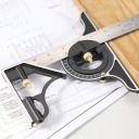 Verstelbare gecombineerde liniaal 300 mm Hoekmeter 45° en 90° Middenmeting Tekenpen Waterpas 4