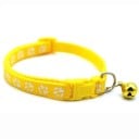 Verstelbare gekleurde kattenhalsband met bel Veilig sluitmechanisme Breedte 1 cm Lengte 19 x 32 cm 4