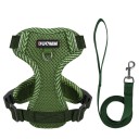 Verstelbare veiligheidsgordel voor honden met lijn Mesh gordel voor kleine honden Reflecterende vesten met lijn Ademend vest voor honden van 9 - 11 kg 4