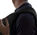 Verstelbare zwarte gitaarschouderband 121-139 cm met plectrums, straplocks en bevestigingsband Comfortabel spelen voor iedereen 2