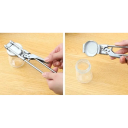 Verstellbarer Glasöffner, 19 x 3 cm, Edelstahl, multifunktionales Küchenwerkzeug, Deckelöffner, Flaschenverschlüsse 3