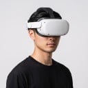 Verstellbarer Kopfgurt 21,9 x 19 cm für Meta Quest 2 mit drehbarem Rad und Polsterung für besseren Halt und Komfort in VR 3