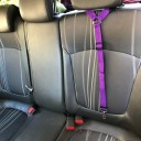 Verstellbares Halsband und Sicherheitsgurt für Hunde im Auto 2in1 Nylonriemen Schutz für Haustiere beim Reisen 6