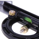 Verstellbares Kombinationsmaß 300 mm Winkelmesser 45° und 90° Mittelmessung Anreißnadel Wasserwaage 2