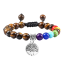 Verstellbares Tigerauge-Sieben-Chakra-Armband 3