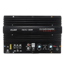 Versterkerplaat PA-80D monofonisch 1000 W (PMPO) 12 V 25,5 x 15,5 cm met LPF-regeling metalen zwart voor subwoofer en diepe bas in de auto 3
