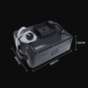 Vertikální výrobník mlhy GVT SM1500L černý 1500 W s 24 RGB LED a nádrží 3 l ovládání DMX i dálkovým ovladačem pro pódia a diskotéky 4
