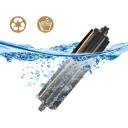 Vervangende hoofdborstel voor Dreame X40 Ultra X30 Ultra L20 Ultra L10s Ultra Tegen het inwikkelen van haar 20,2 cm Nylon haren Zwart 3
