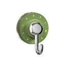 Vesiti kestävä pyörivä imukuppikoukku 5,7x7,5 cm PET PE seinäteline pyyhkeille ja kylpyhuonetarvikkeille sileille pinnoille 2