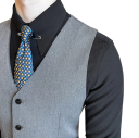 Vestă elegantă pentru bărbați cu buzunare Vestă de ocazie uni cu nasturi Diverse culori Stil formal Viskoză Poliester 5