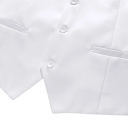 Vestă elegantă pentru bărbați cu nasturi, cu buzunare și buzunar pe piept Vestă de ocazie într-o singură culoare Diverse culori Stil formal Poliester 3