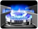 Vestavná Plynová Varná Deska 5 Hořáků Wok 3,4 kW Tvrzené Sklo Litinové Mřížky Automatické Zapalování i Bezpečnostní Pojistka NG i LPG Černá 7