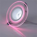 Vestavné LED bodové svítidlo barevné kulaté 125 mm stropní podhledové světlo úsporné zapuštěné osvětlení 7