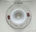 Vestavné LED bodové svítidlo barevné kulaté 125 mm stropní podhledové světlo úsporné zapuštěné osvětlení 4