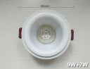 Vestavné LED bodové svítidlo barevné kulaté 85 mm stropní podhledové světlo úsporné zapuštěné osvětlení 4