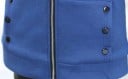 Veste à capuche pour femme pour le printemps et l'automne Doublure en velours Coupe allongée sur les hanches Poches à boutons Coton 28