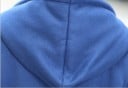 Veste à capuche pour femme pour le printemps et l'automne Doublure en velours Coupe allongée sur les hanches Poches à boutons Coton 29