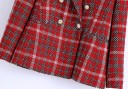 Veste à carreaux pour femmes B1280 5
