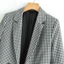 Veste à carreaux pour femmes B1290 2