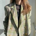 Veste à carreaux pour femmes 2