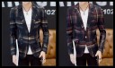 Veste à carreaux pour homme J1472 2