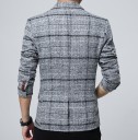 Veste à carreaux pour homme J1992 3