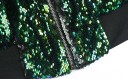 Veste à paillettes pour femmes J2784 5