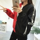 Veste bicolore pour femmes avec imprimé J1665 8