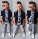 Veste, chemise et pantalon pour garçon L1580 2