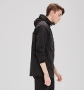 Veste coupe-vent pour homme - Noire 2