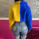 Veste courte à boutons pour femmes P1539 2