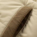 Veste d'automne et d'hiver pour homme Capuche amovible Doublure coupe-vent Fermeture éclair Poches pratiques Doublure en coton Conception en polyester 5