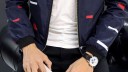 Veste d'automne/hiver pour homme avec des rectangles J1421 8